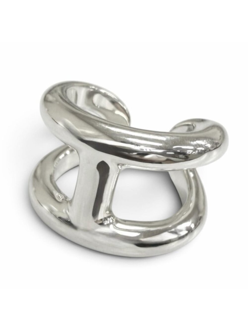 Hermes Osmose GM Ring Silver IT